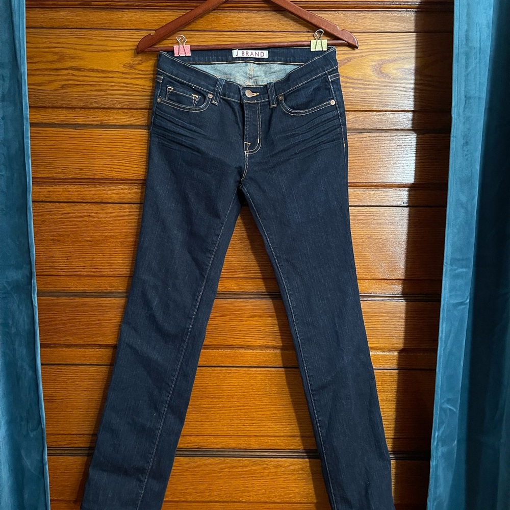 J Brand Dark Cigarette Leg Jeans 28